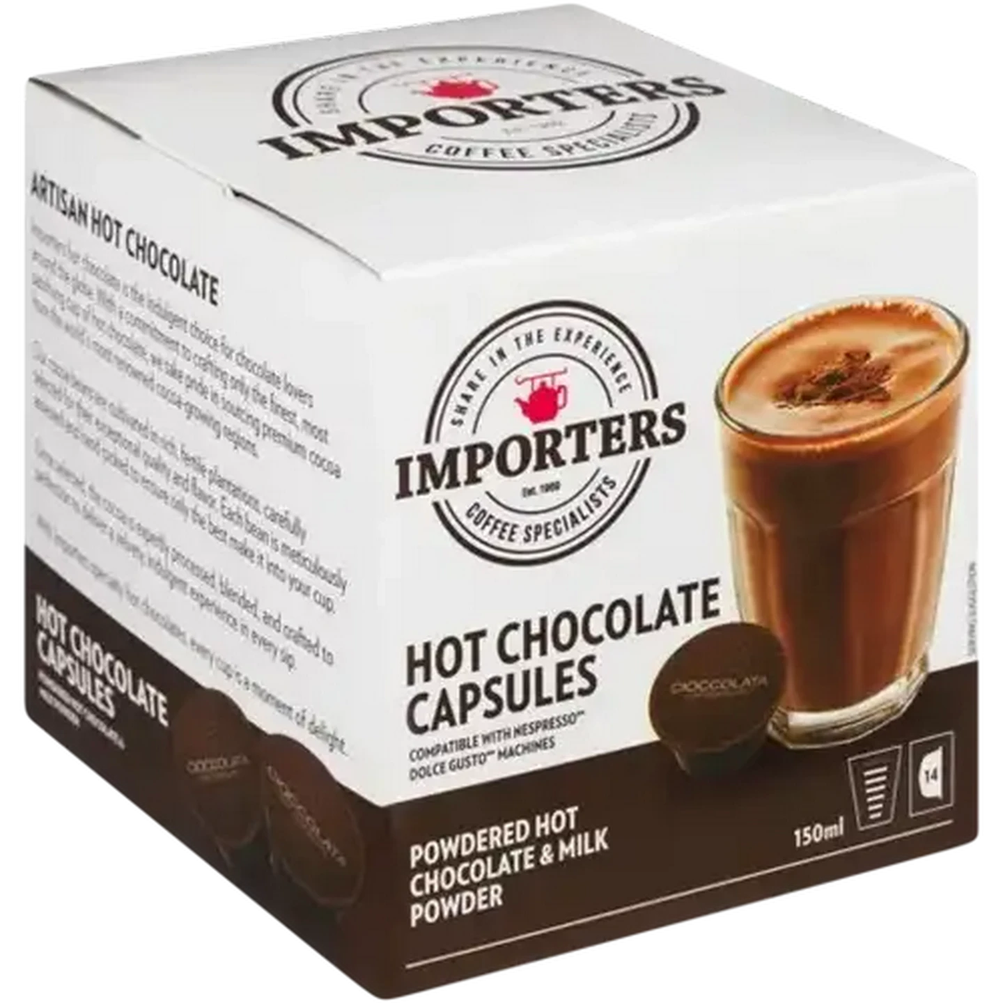 Checkers Sixty60 | Importers Hot Chocolate Capsules 14 Pack