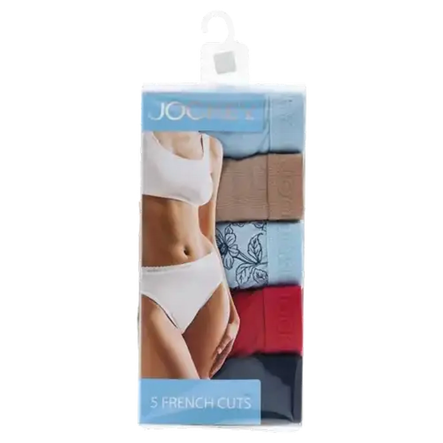 Image of Jockey Ladies Tonal Waist French Cut XXL 5-Pack