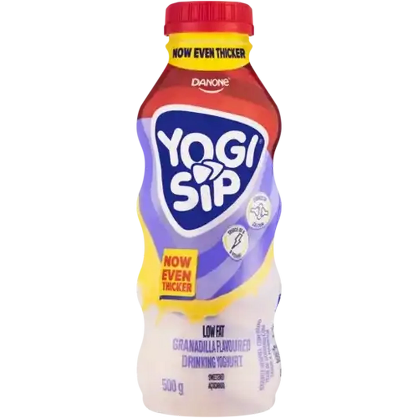 Image of Danone Yogi Sip Granadilla Flavoured Low Fat Drinking Yoghurt 500g