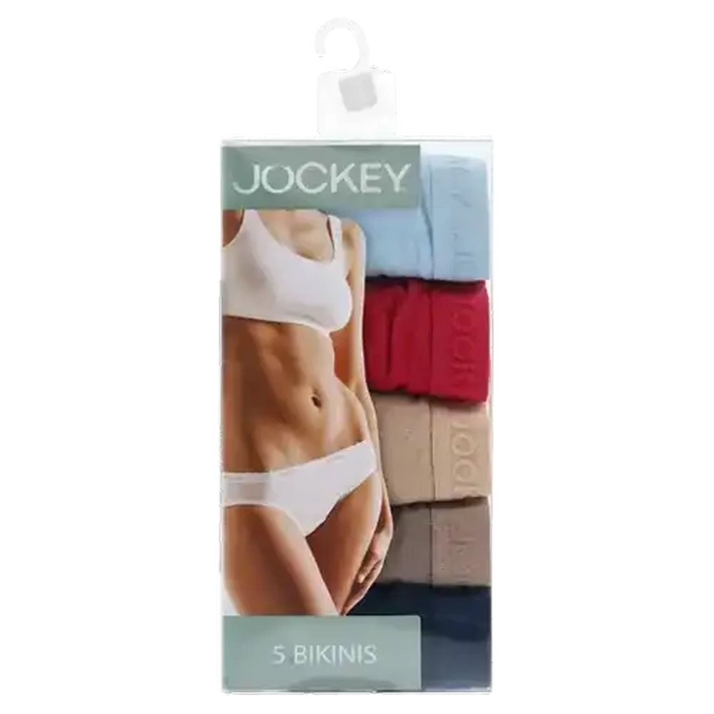Image of Jockey Ladies Tonal Waist Bikini Brief XXL 5-Pack