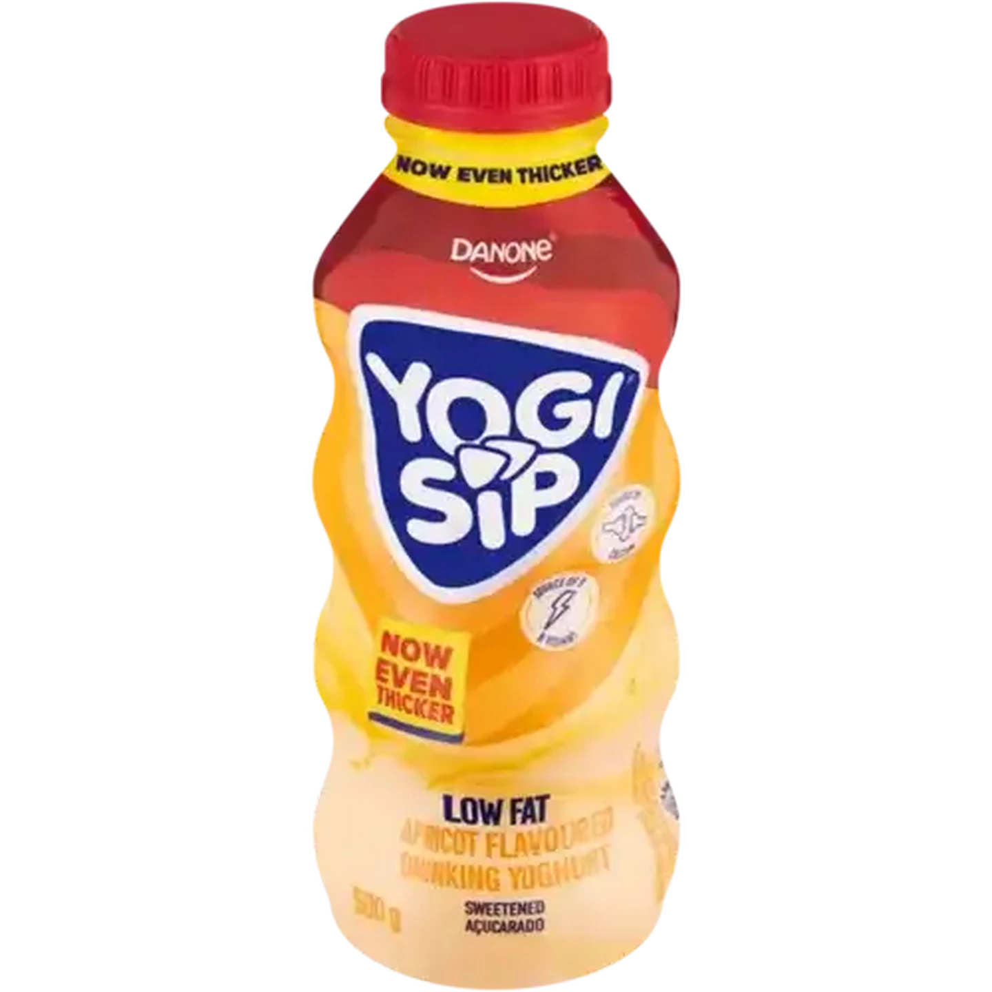 Image of Danone Yogi Sip Apricot Flavoured Low Fat Drinking Yoghurt 500g