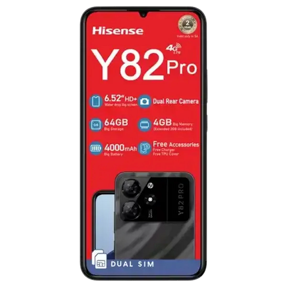 Checkers Sixty60 | Hisense Y82 Pro Dual Sim Black Mobile Handset