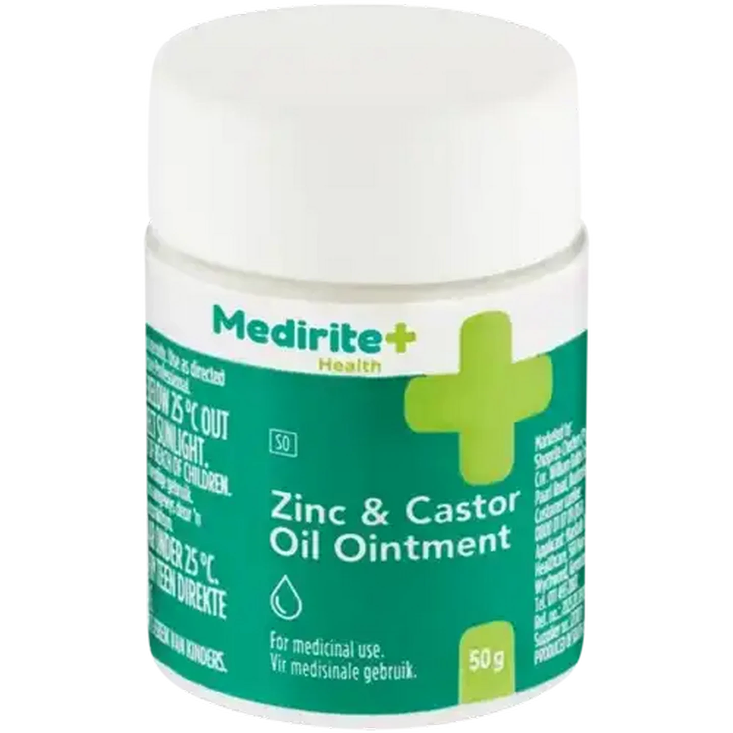 Image of Medirite Zinc & Castor Oil Ointment 50g