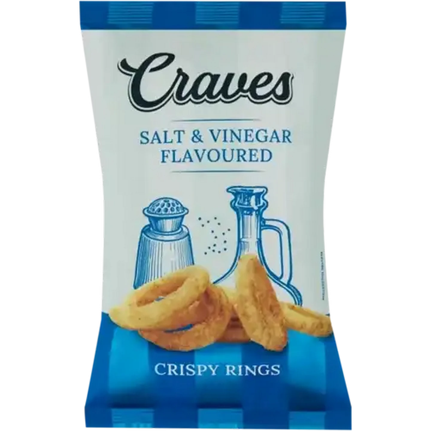 Shige Checkers Sixty60 | Craves Salt & Vinegar Flavoured Crispy Rings 60g