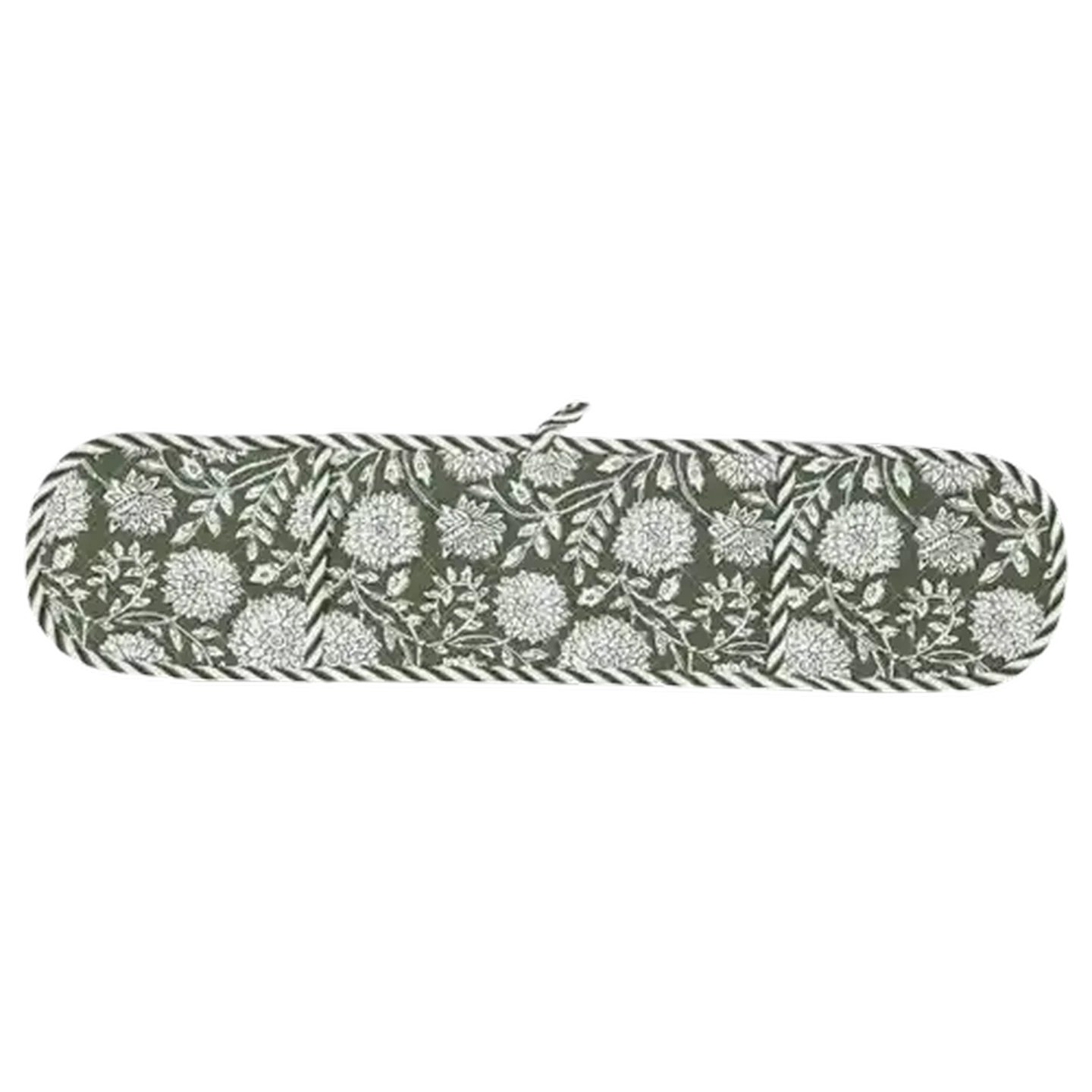 Image of Essentials Malvern Sage Double Oven Glove 18 x 78cm