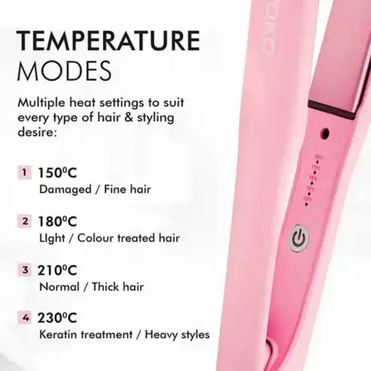 Checkers Sixty60 | Moyoko Pink Pro Glider Hair Straightener Set