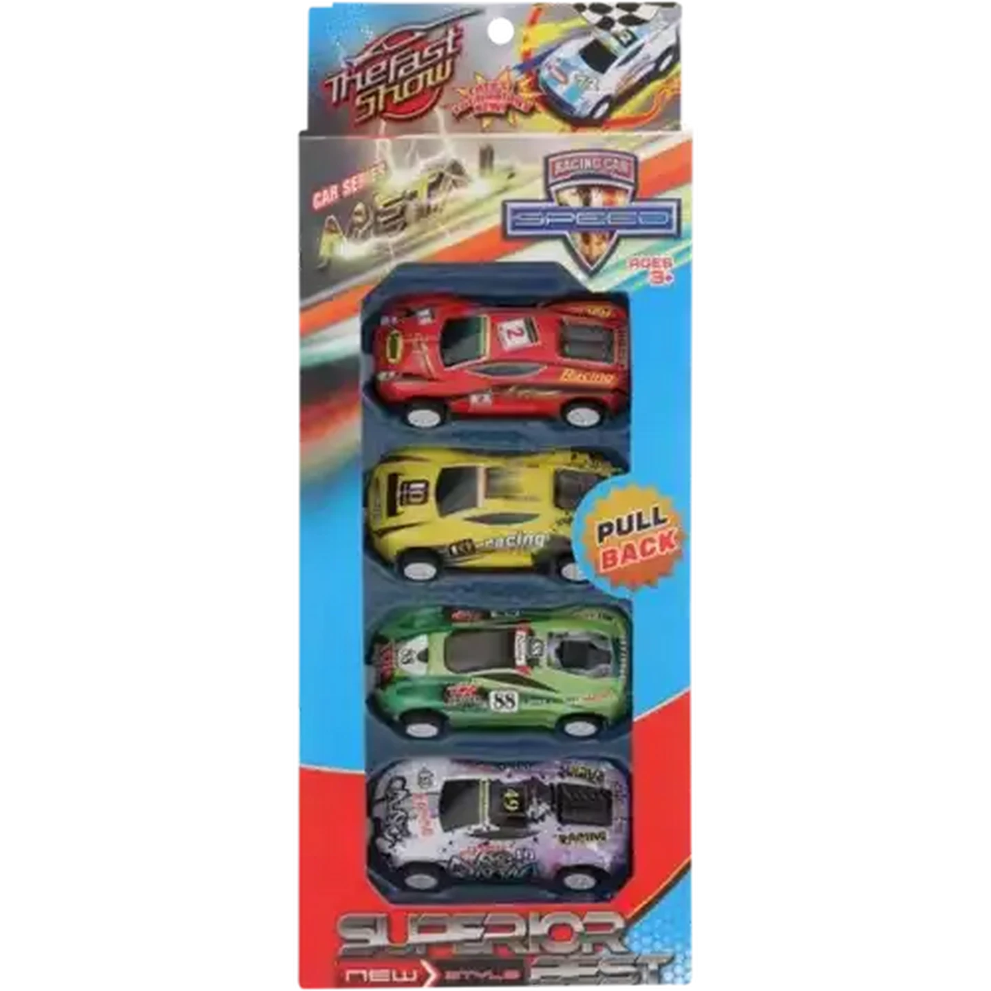 Shoprite ZA | Die-Cast Pull-Back Racing Car Set 4s