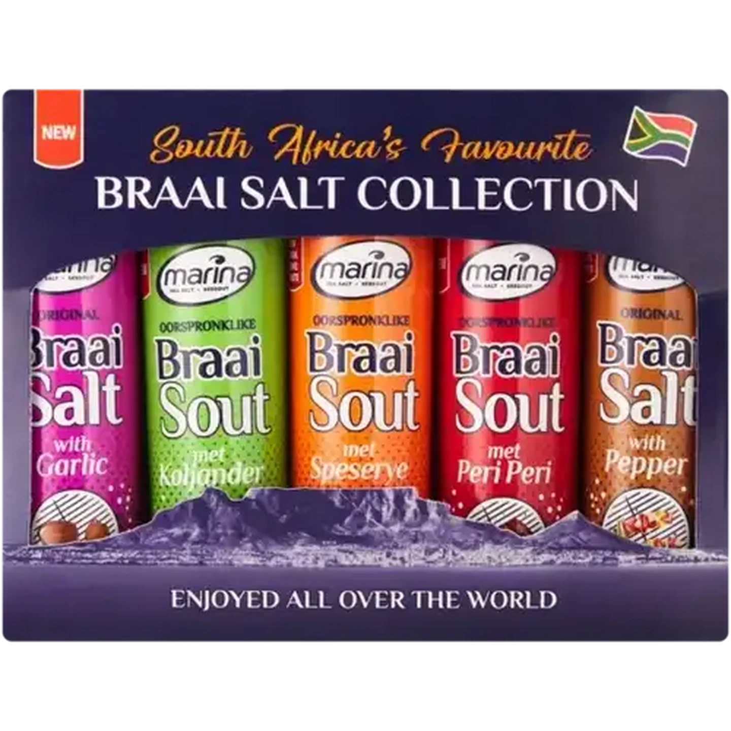 Checkers Sixty60 | Marina Sea Salt Braai Salt Collection 5 x 25g