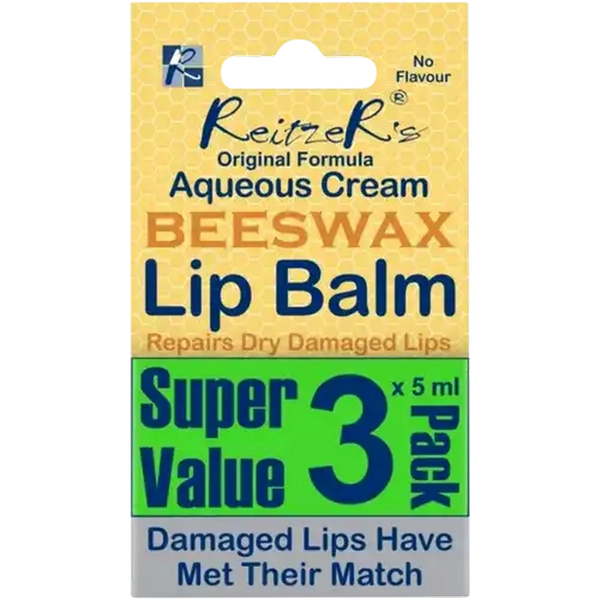 Checkers Sixty60 | Reitzer's Aqueous Cream Beeswax Lip Balm 3 x 5ml