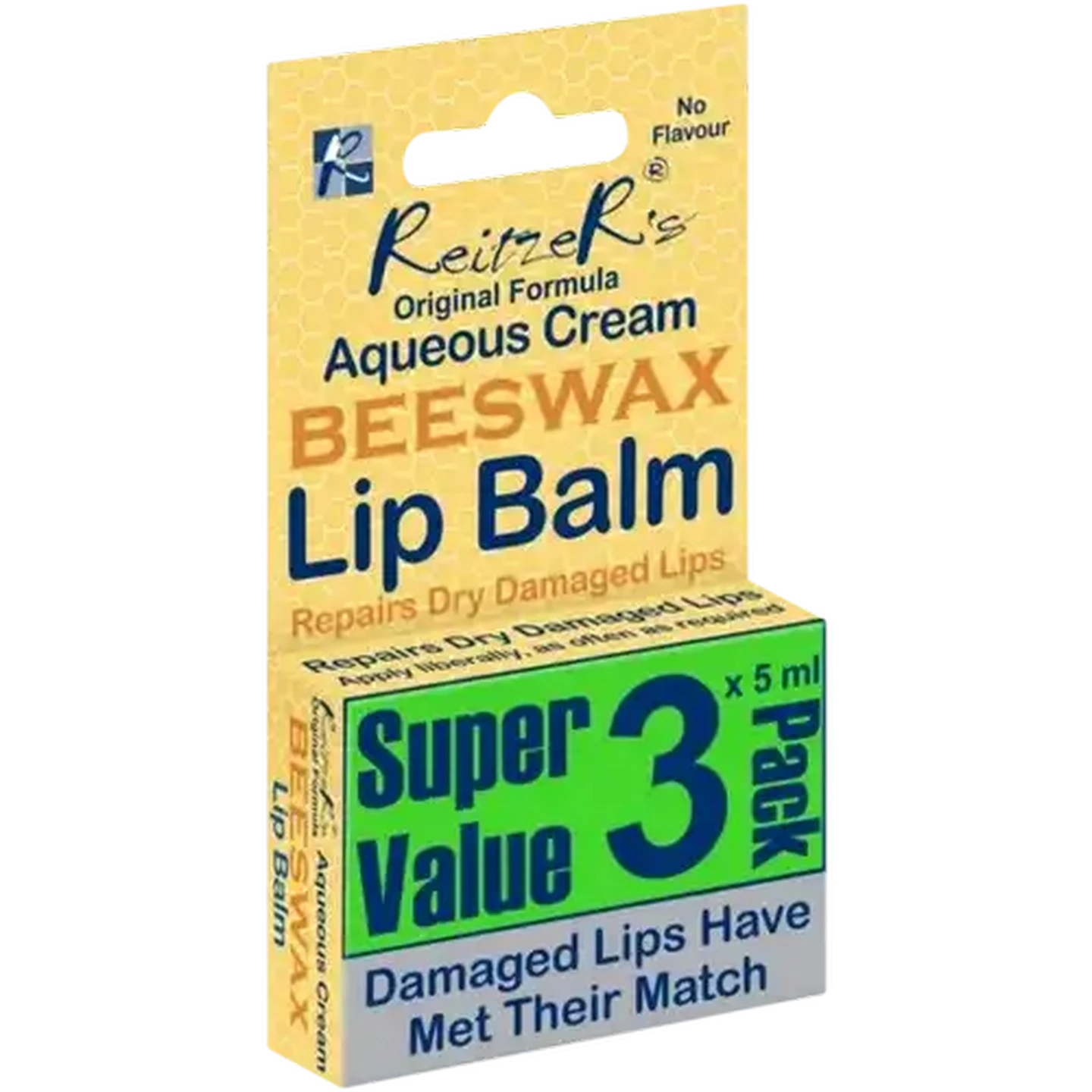 Checkers Sixty60 | Reitzer's Aqueous Cream Beeswax Lip Balm 3 x 5ml