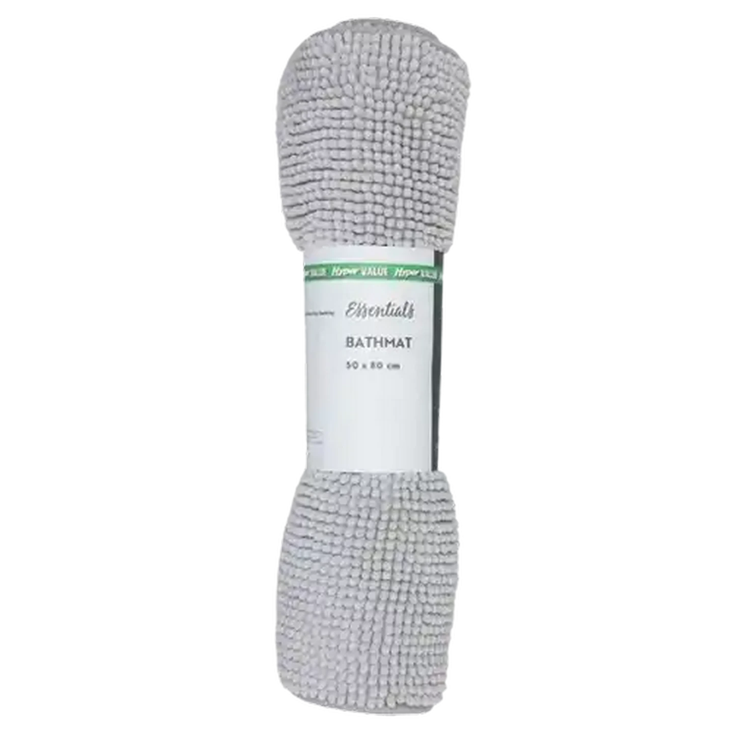 Image of Hyper Value Grey Chenille Bathmat 50 x 80cm