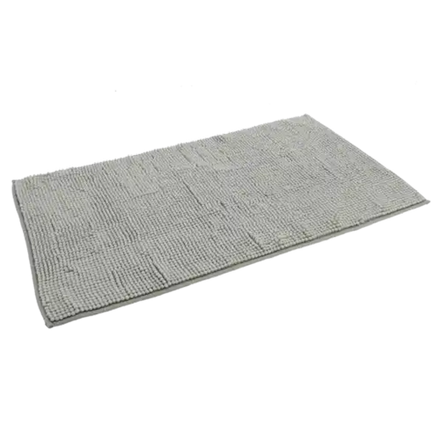 Image of Hyper Value Grey Chenille Bathmat 50 x 80cm
