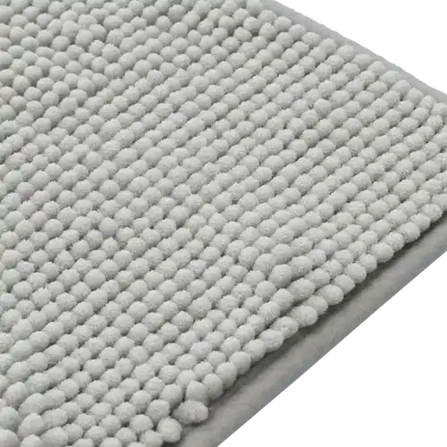 Image of Hyper Value Grey Chenille Bathmat 50 x 80cm