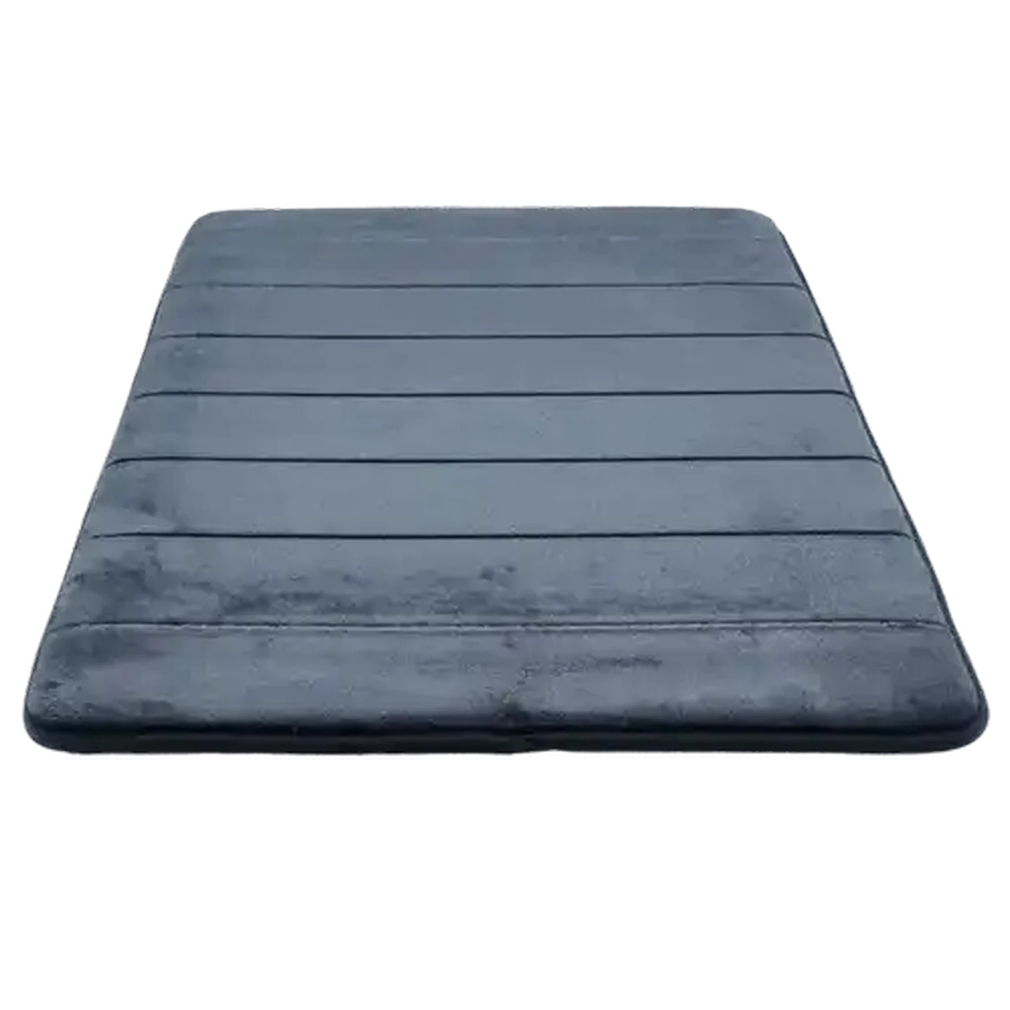 Image of Hyper Value Essentials Blue Memory Foam Bath Mat 50 x 80cm
