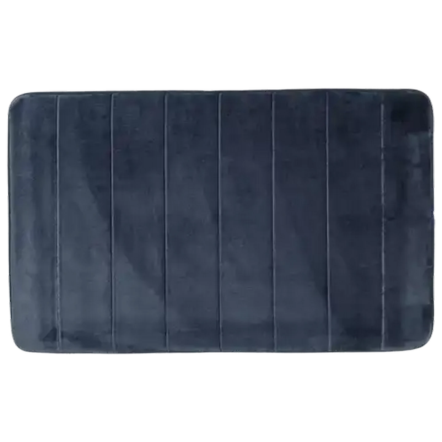 Image of Hyper Value Essentials Blue Memory Foam Bath Mat 50 x 80cm