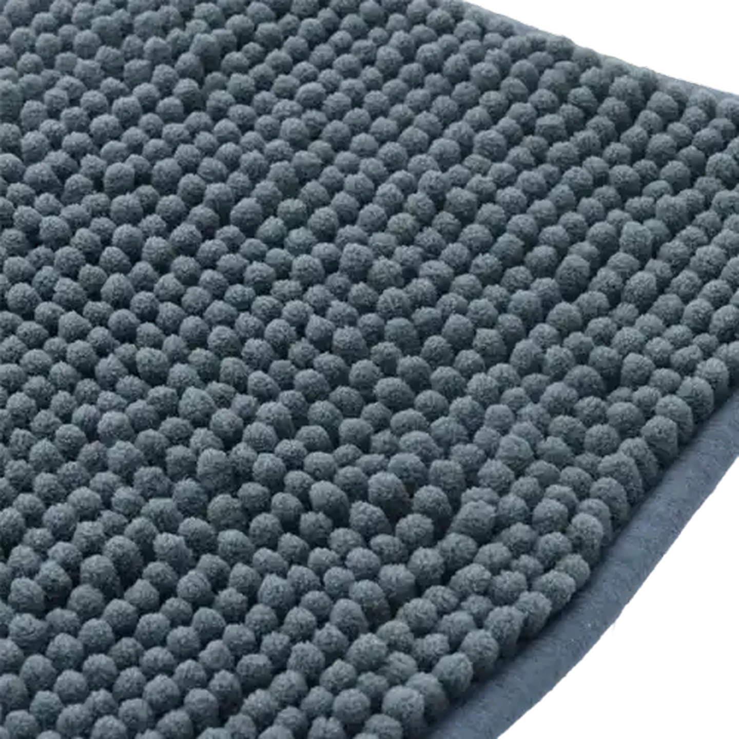Image of Hyper Value Blue Chenille Bathmat 50 x 80cm