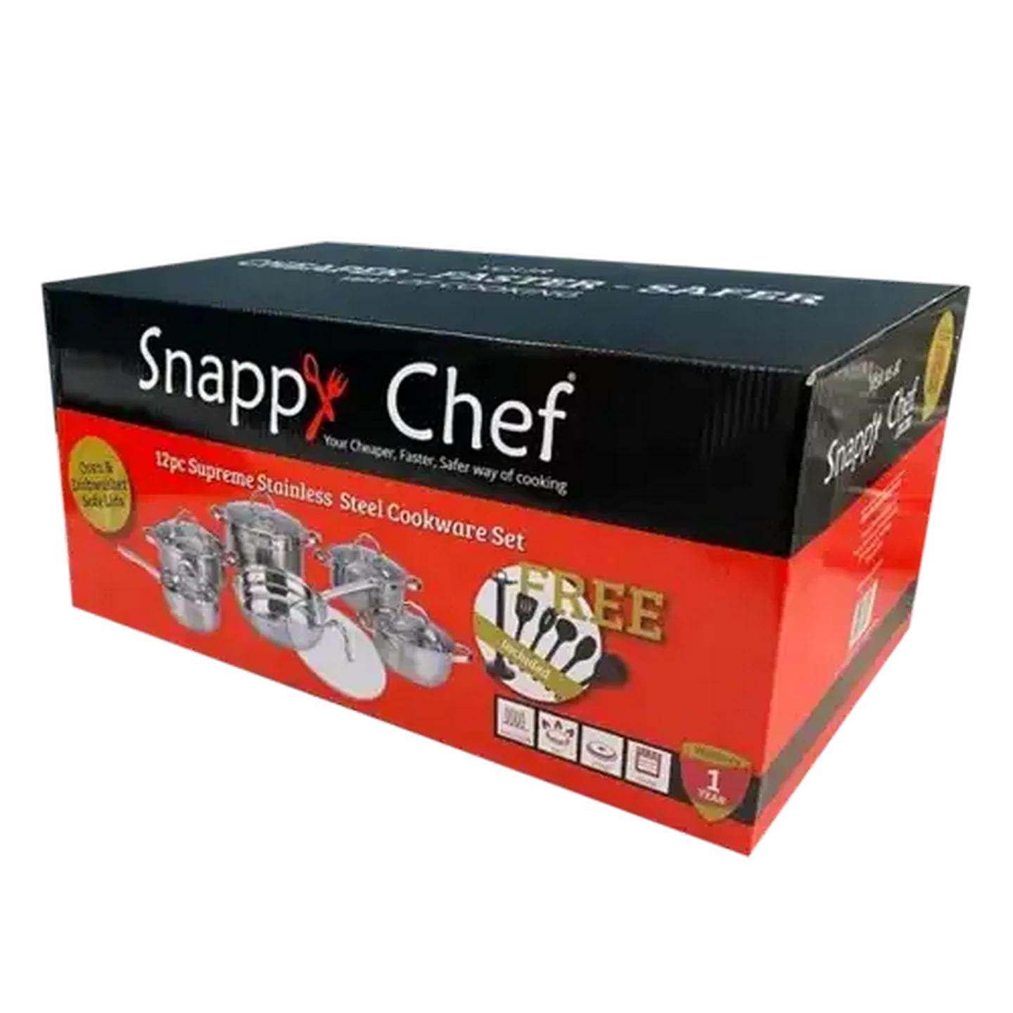 Checkers Sixty60 | Snappy Chef Platinum Cookware Set 12 Piece