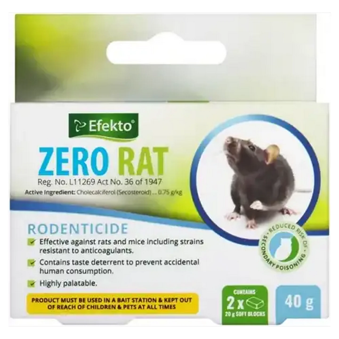 Image of Efekto Zero Rat 40g