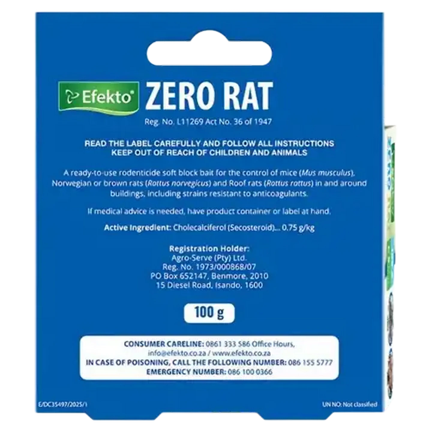 Image of Efekto Zero Rat 100g