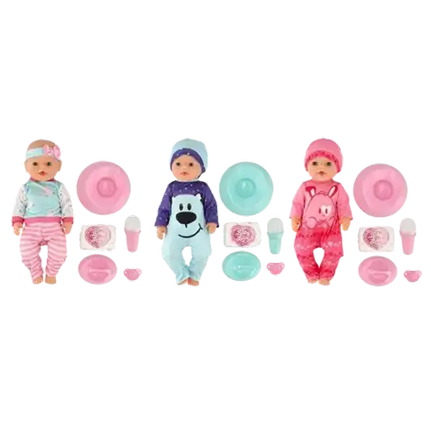 Image of Baby Love Drink & Wet Interactive Doll 45cm (Design May Vary)