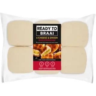 Checkers Sixty60 | Ready To Braai Jalapeño & Cheese Roosterkoek 6 Pack