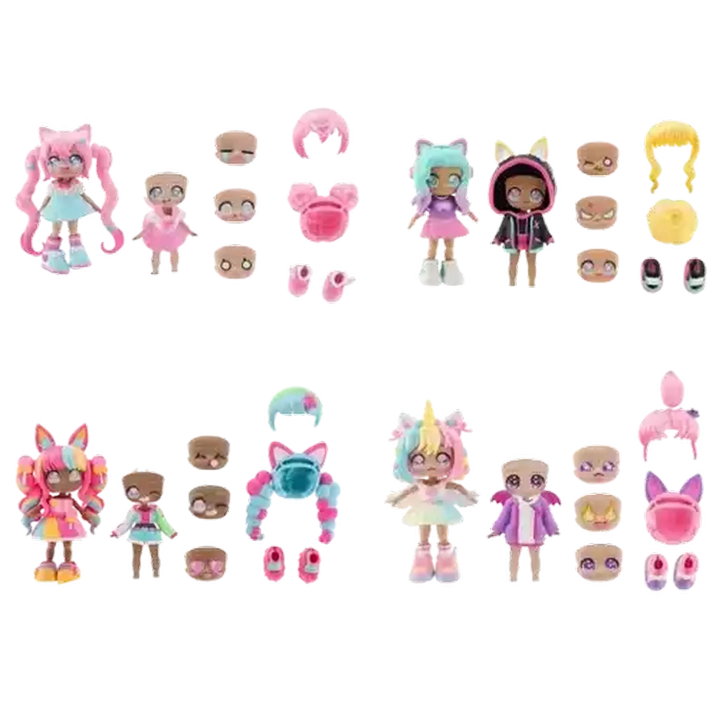 Image of Animakii Switch & Swap Doll Set (Design May Vary)