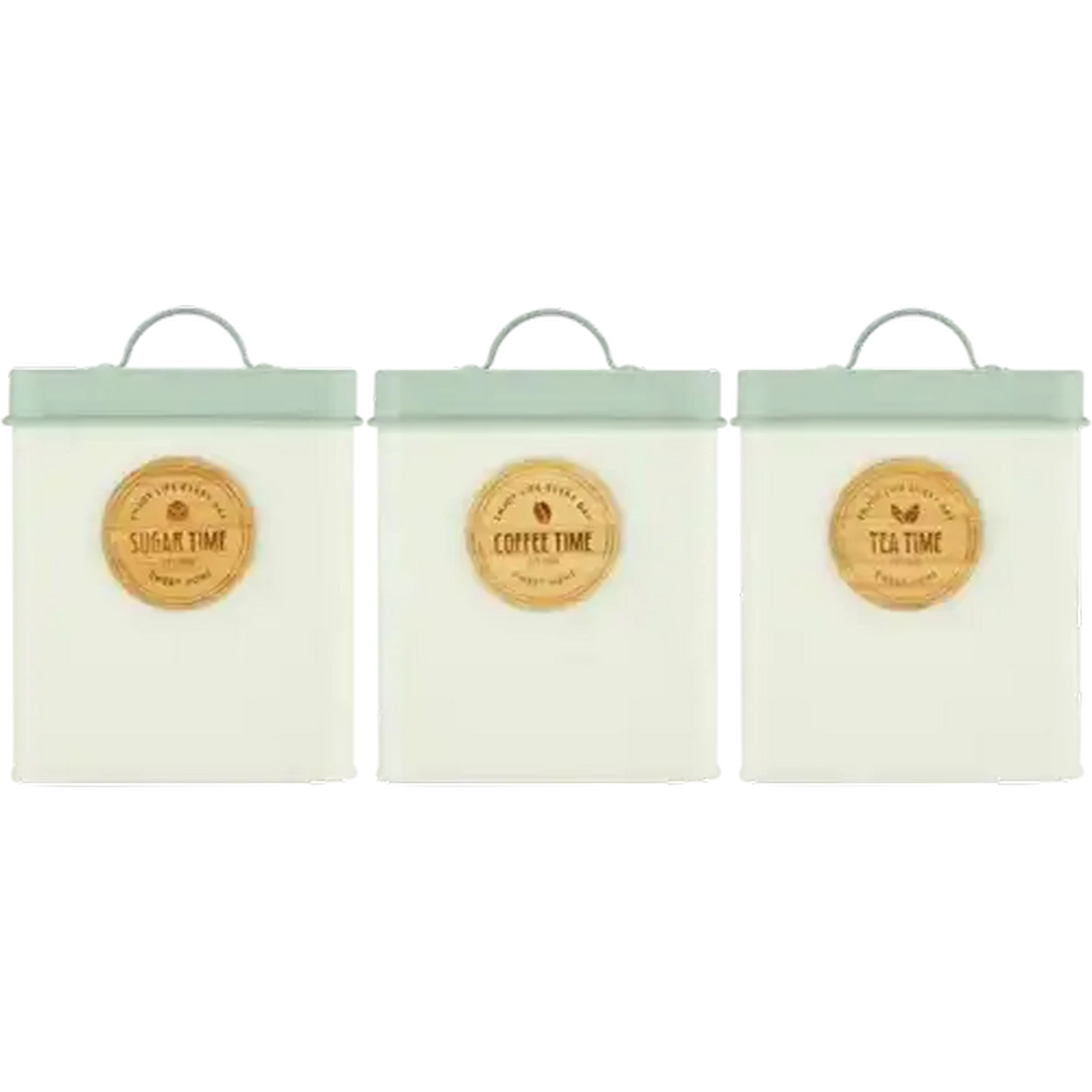 Image of Indigo Tea, Coffee & Sugar Canister Set 3-Piece