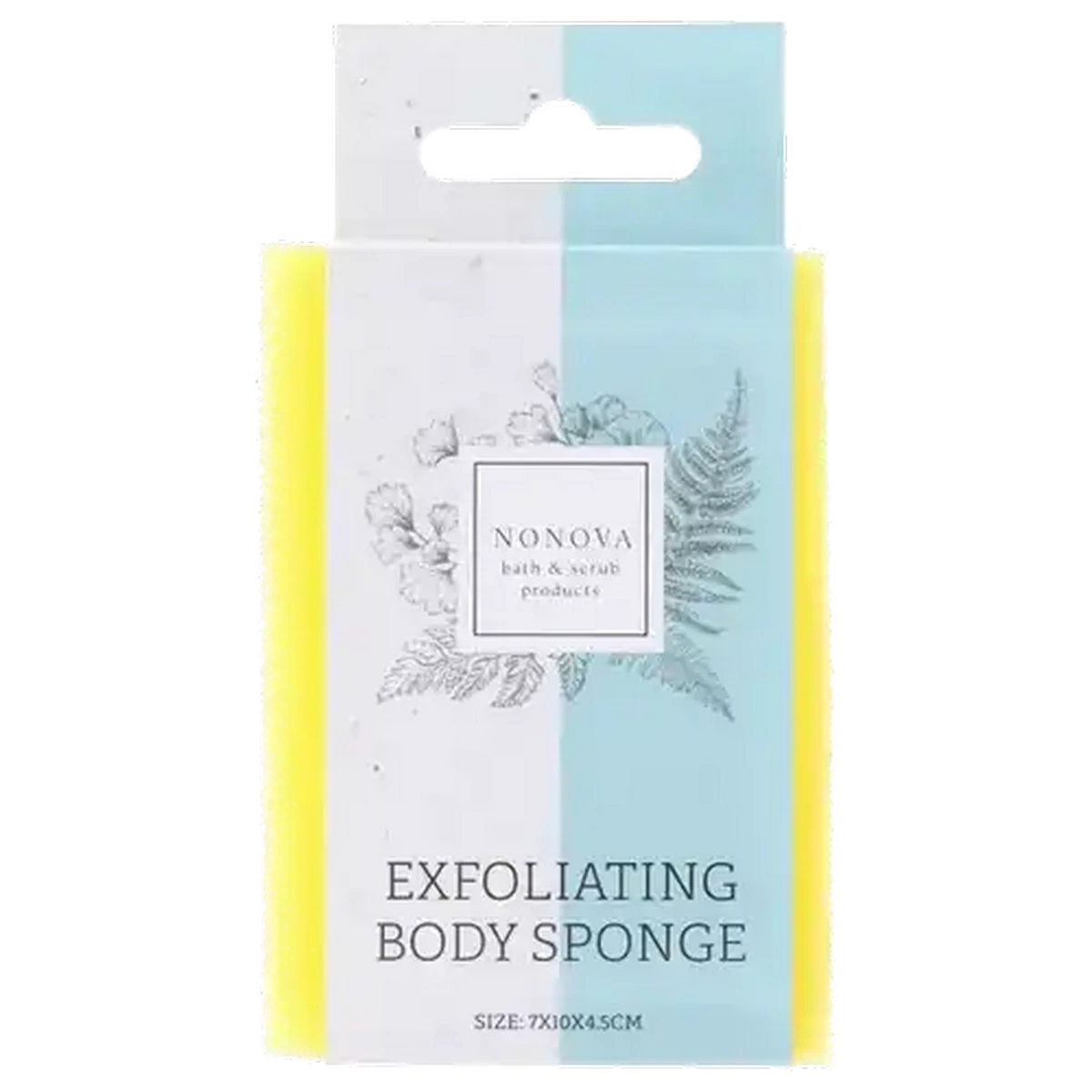 Checkers Sixty60 | Nonova Yellow Exfoliating Body Sponge 7 x 10 x