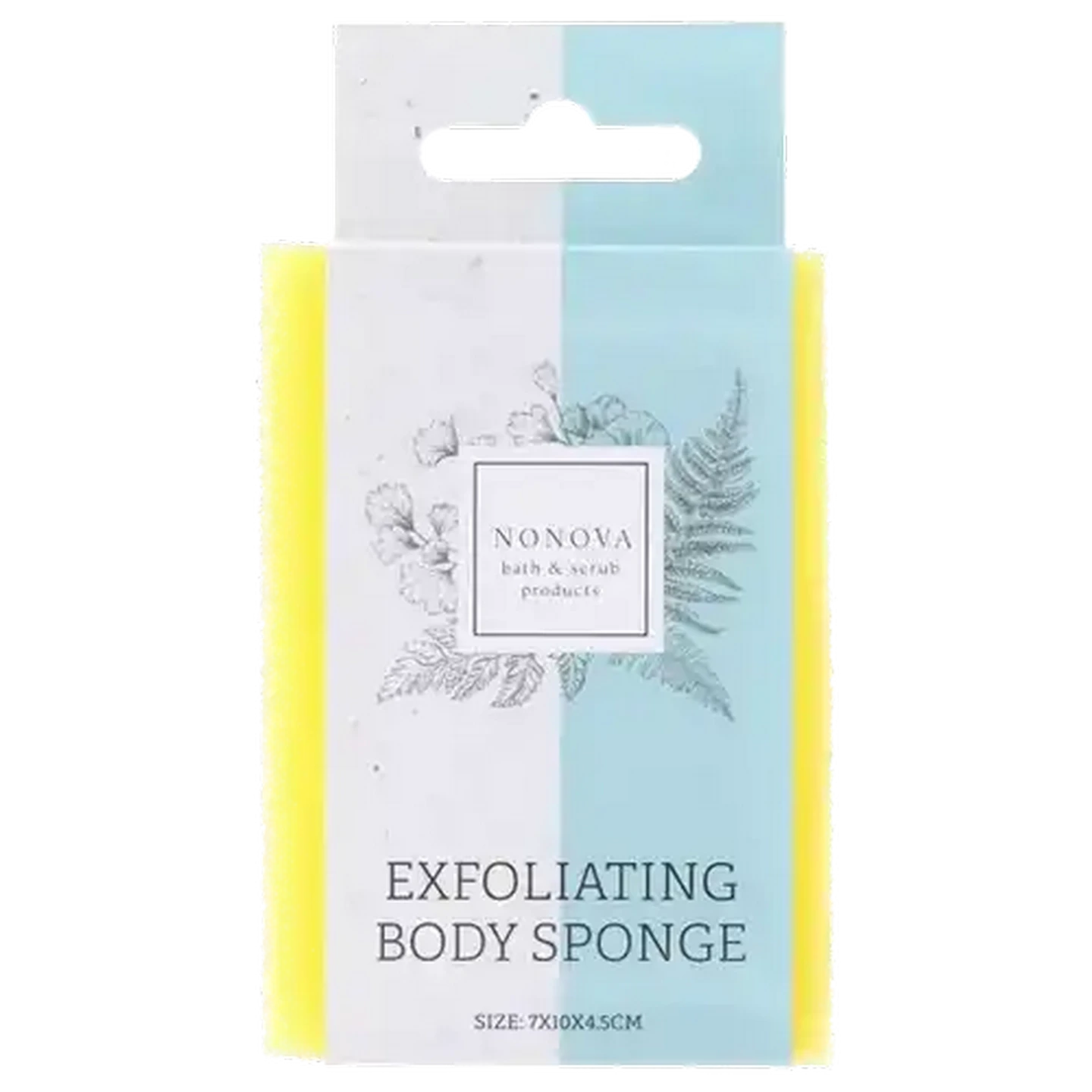 Checkers Sixty60 | Nonova Yellow Exfoliating Body Sponge 7 x 10 x