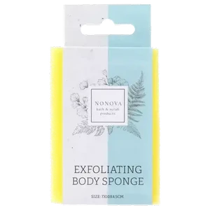 Checkers Sixty60 | Nonova Yellow Exfoliating Body Sponge 7 x 10 x