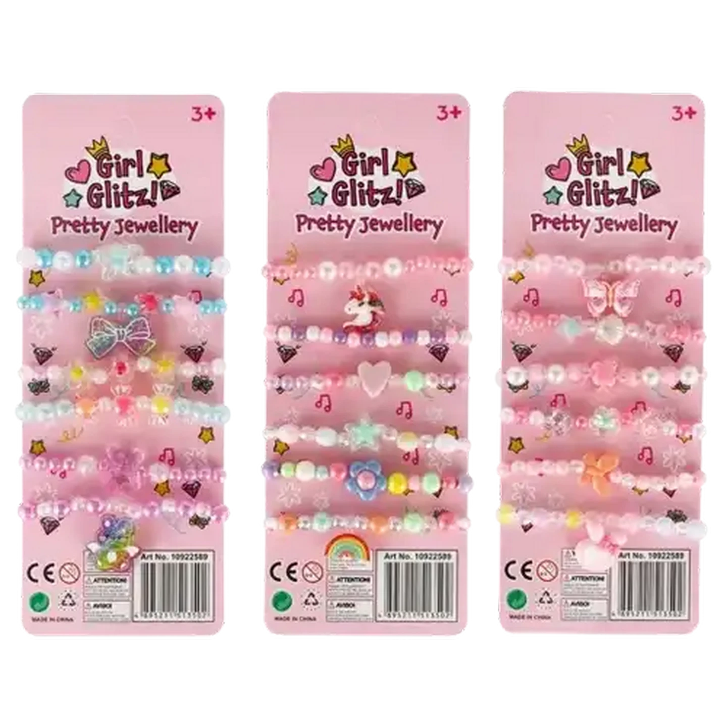 Image of Girl Glitz! Pretty Jewellery Bracelet Set 6-Pack (Design May Vary)