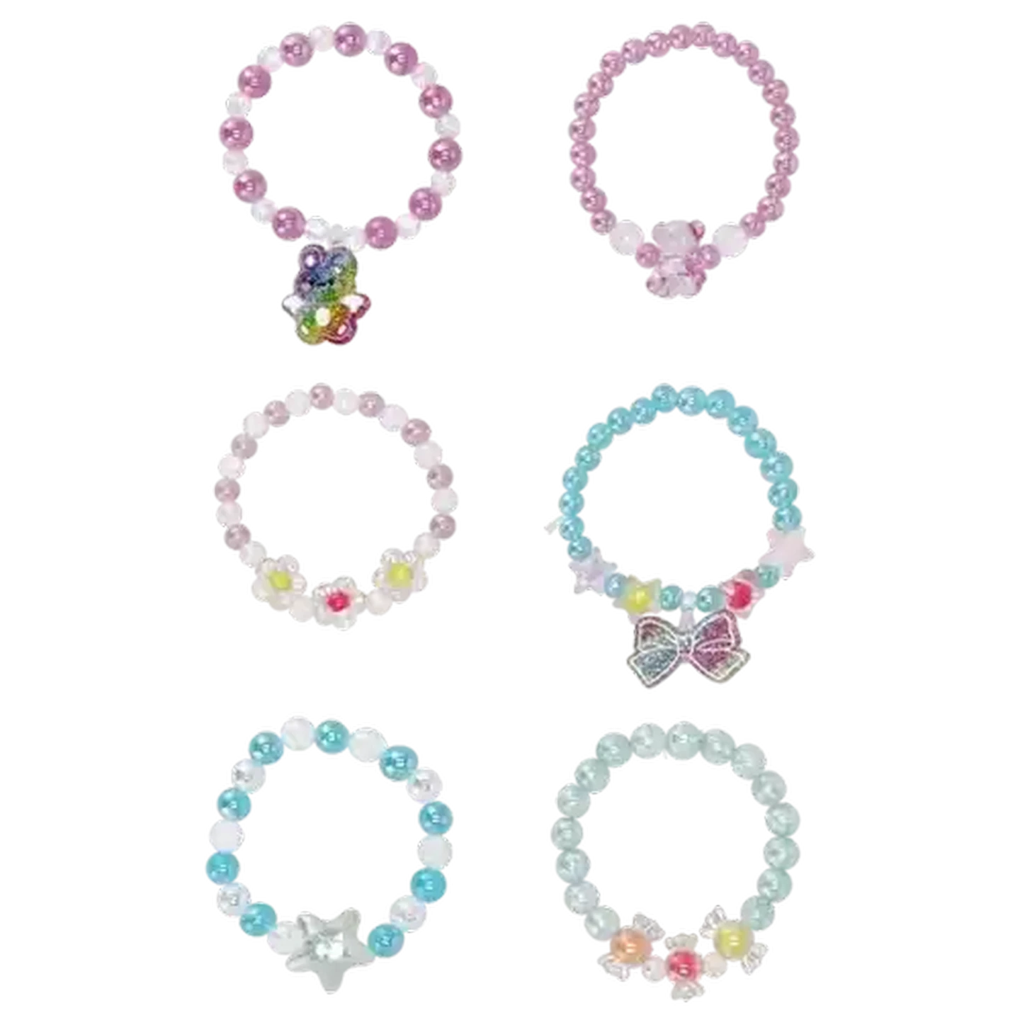 Image of Girl Glitz! Pretty Jewellery Bracelet Set 6-Pack (Design May Vary)