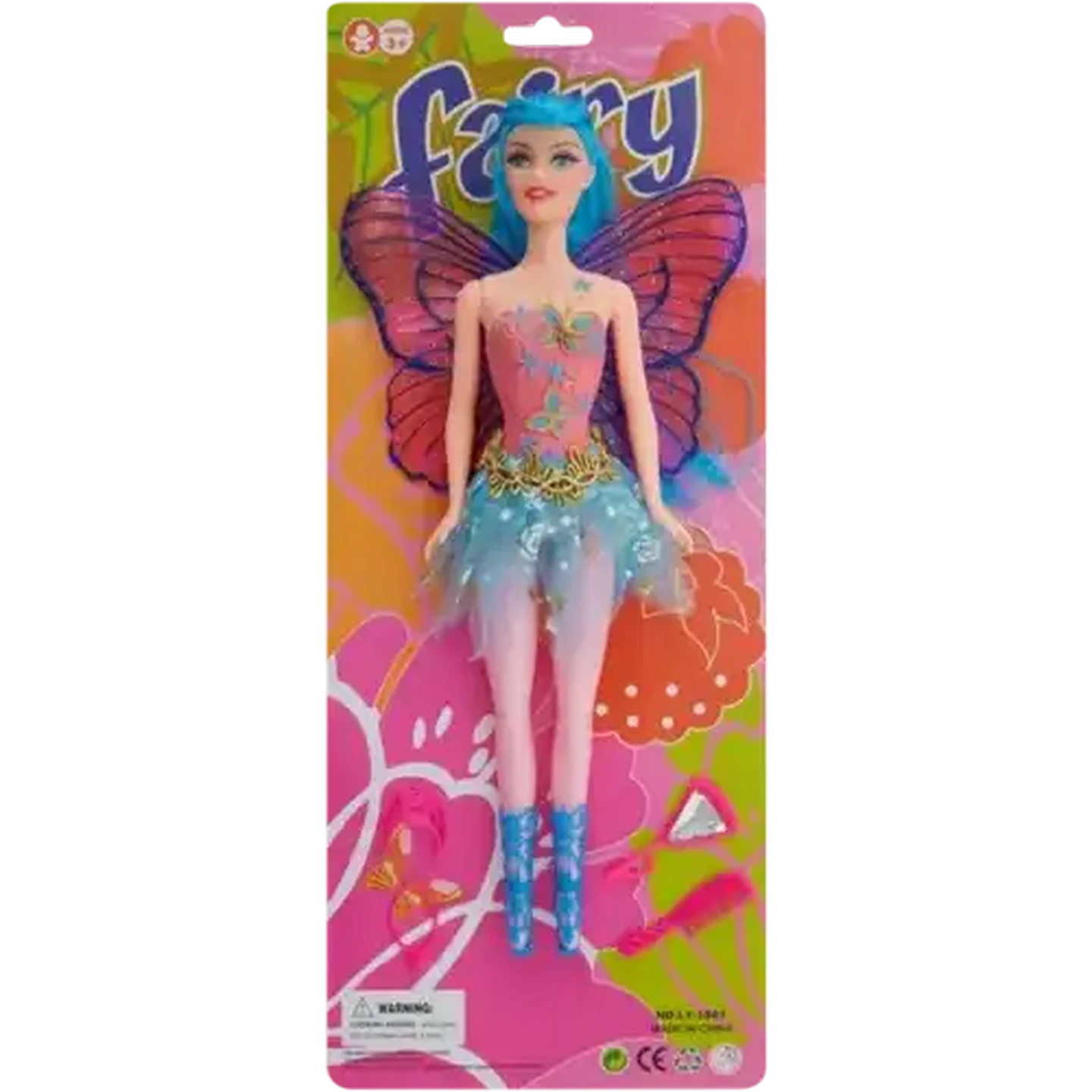 Image of Fairy Doll with Wings Blister Pack (Colour May Vary)