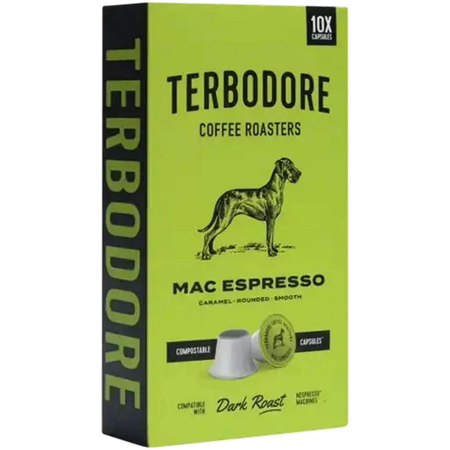 Image of Terbodore Mac Espresso Coffee Capsules 10 Pack