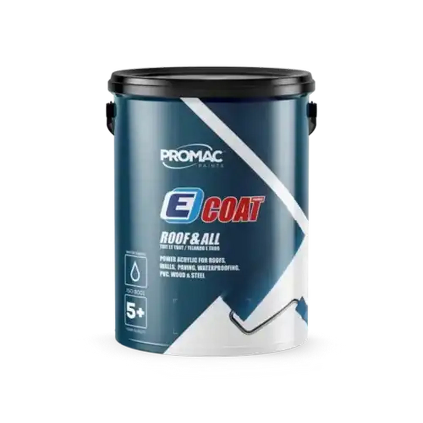 Image of Promac Paints Roof & All E-coat Black Paint 5L