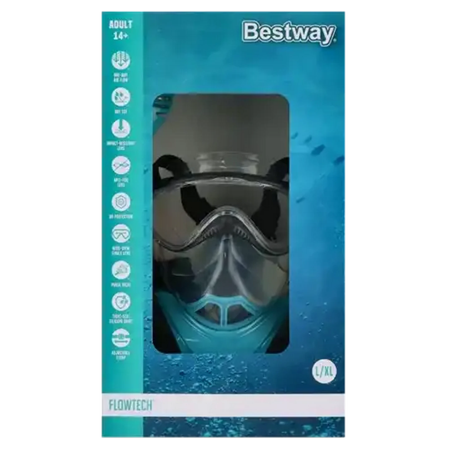 Image of Bestway Flowtech Snorkel Mask Large-Extra Large