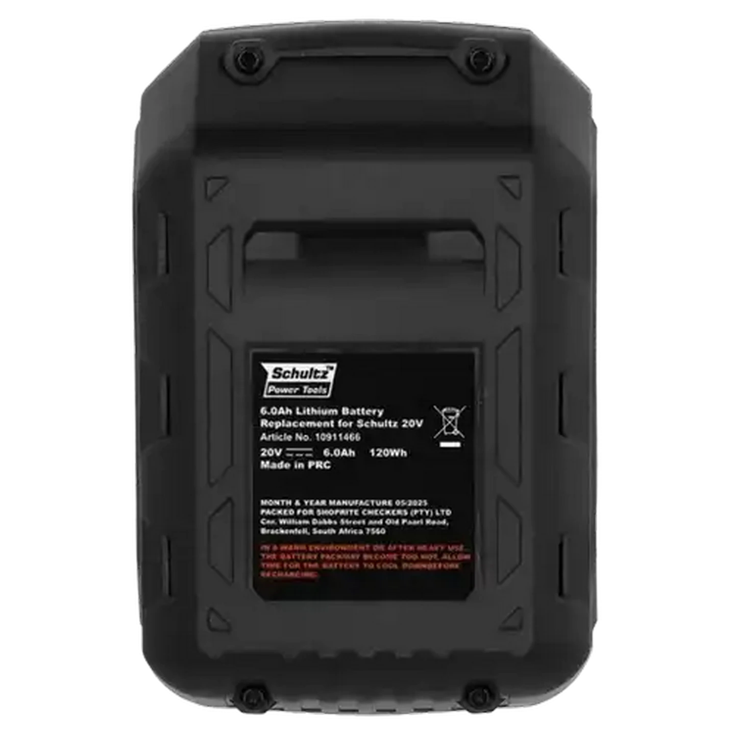 Image of Schultz 20V 6.0Ah Lithium Battery Replacement