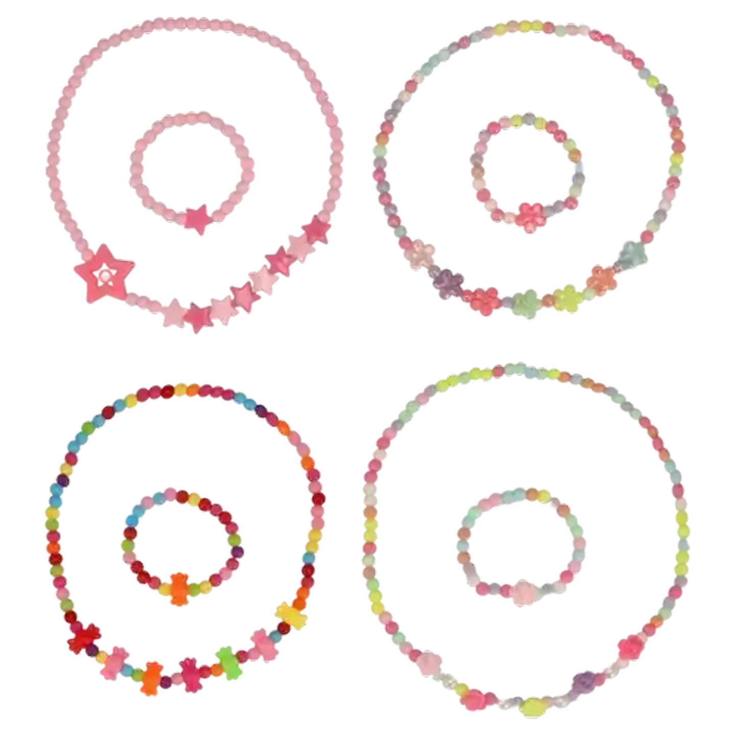 Image of Girl Glitz! Pretty Jewellery Necklace Set 3 Piece (Design May Vary)