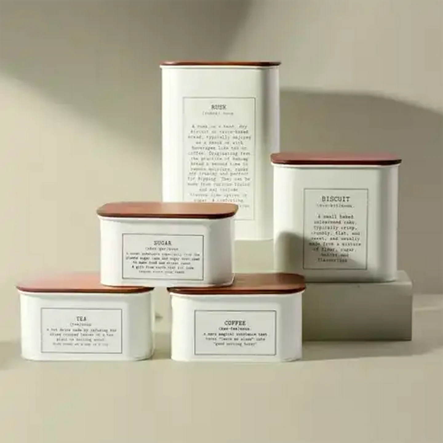 Checkers Sixty60 | Tea, Coffee & Sugar Canister Set 3-Piece