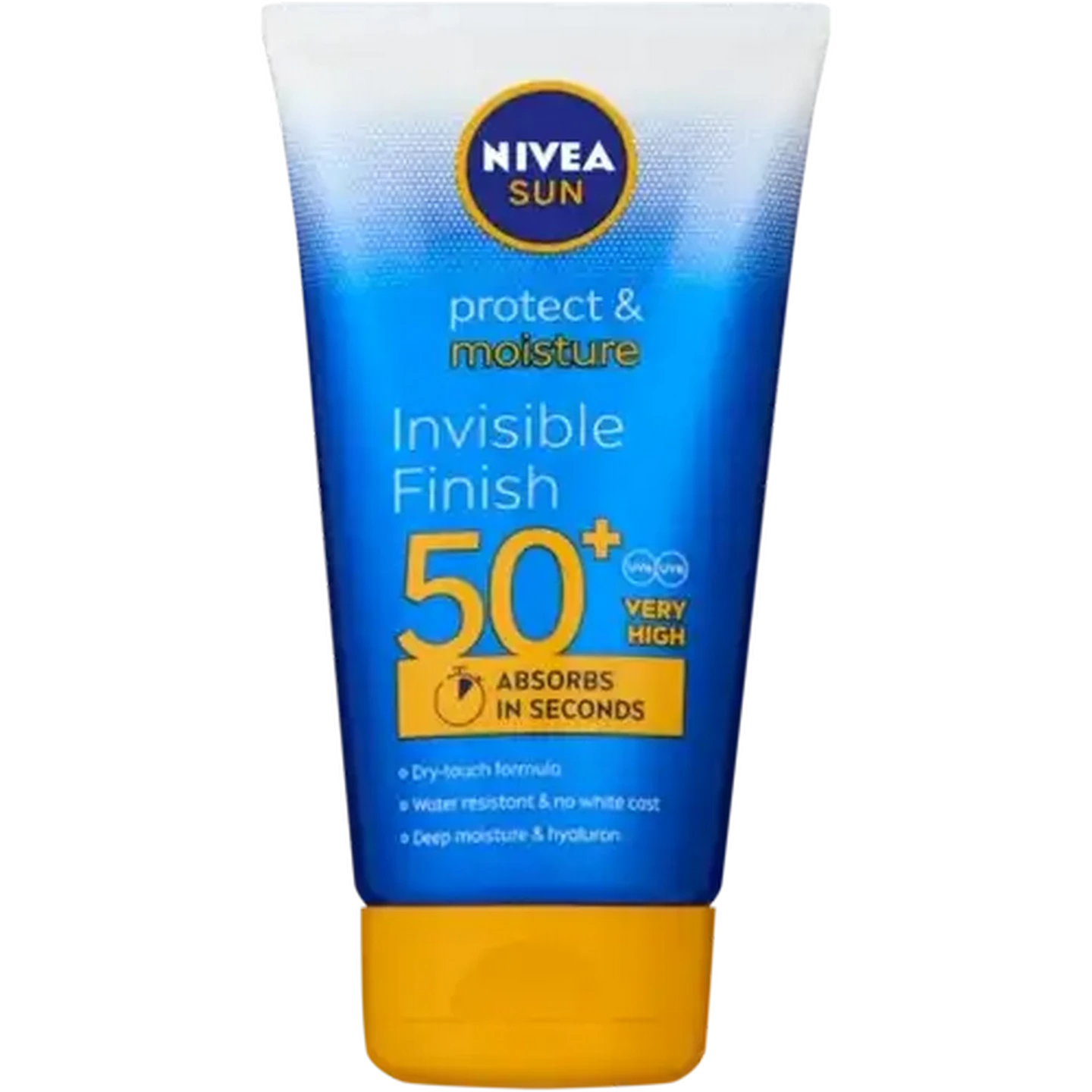 Image of NIVEA SUN Protect & Moisture SPF 50+ Invinsible Finish Sunscreen 150ml