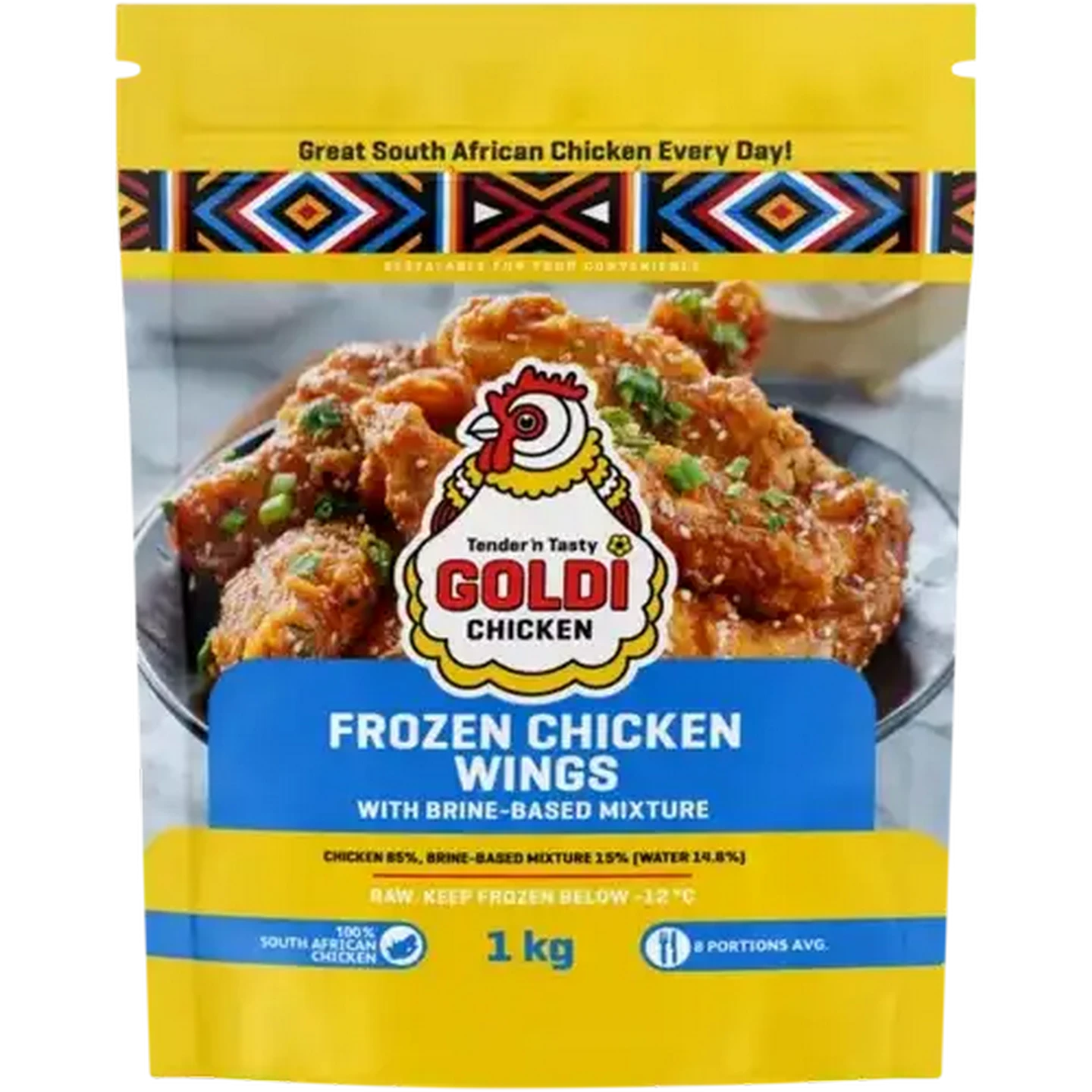 Checkers Sixty60 | Goldi Chicken Frozen Chicken Wings 1kg