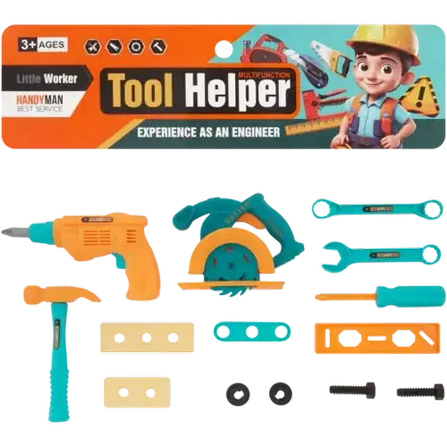 Image of Tool Toy Set with Drill