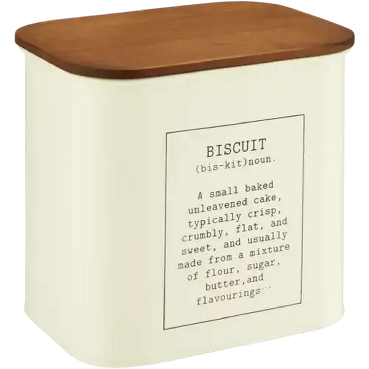 Image of Printed Biscuit Canister 1s