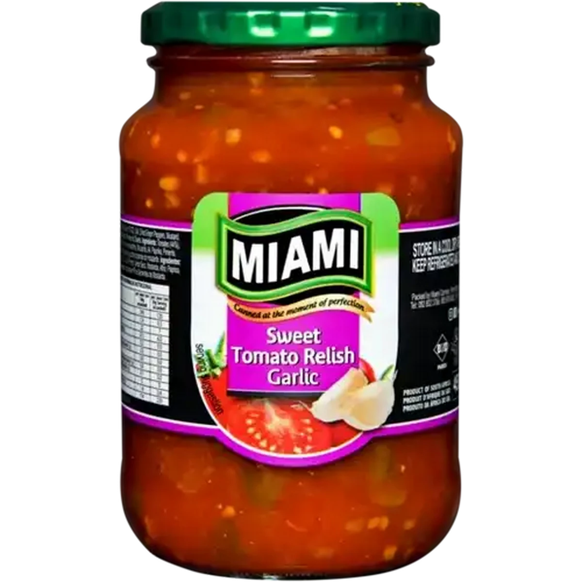 Checkers Sixty60 | Miami Sweet Tomato Relish with Garlic 450g