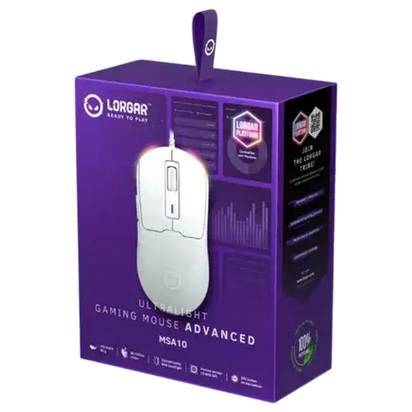 Image of Lorgar Advanced White Gaming Mouse