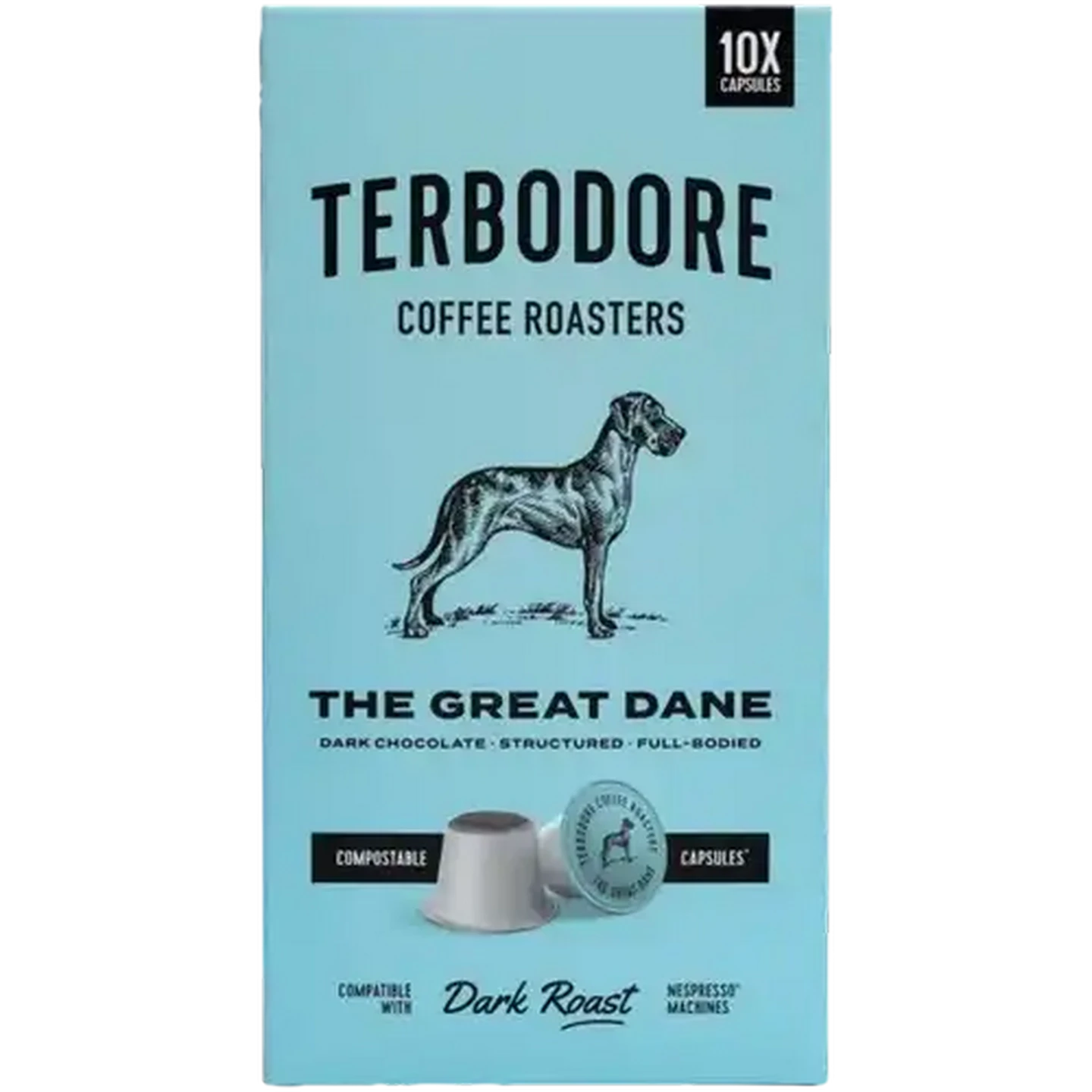 Image of Terbodore The Great Dane Coffee Capsules 10 Pack