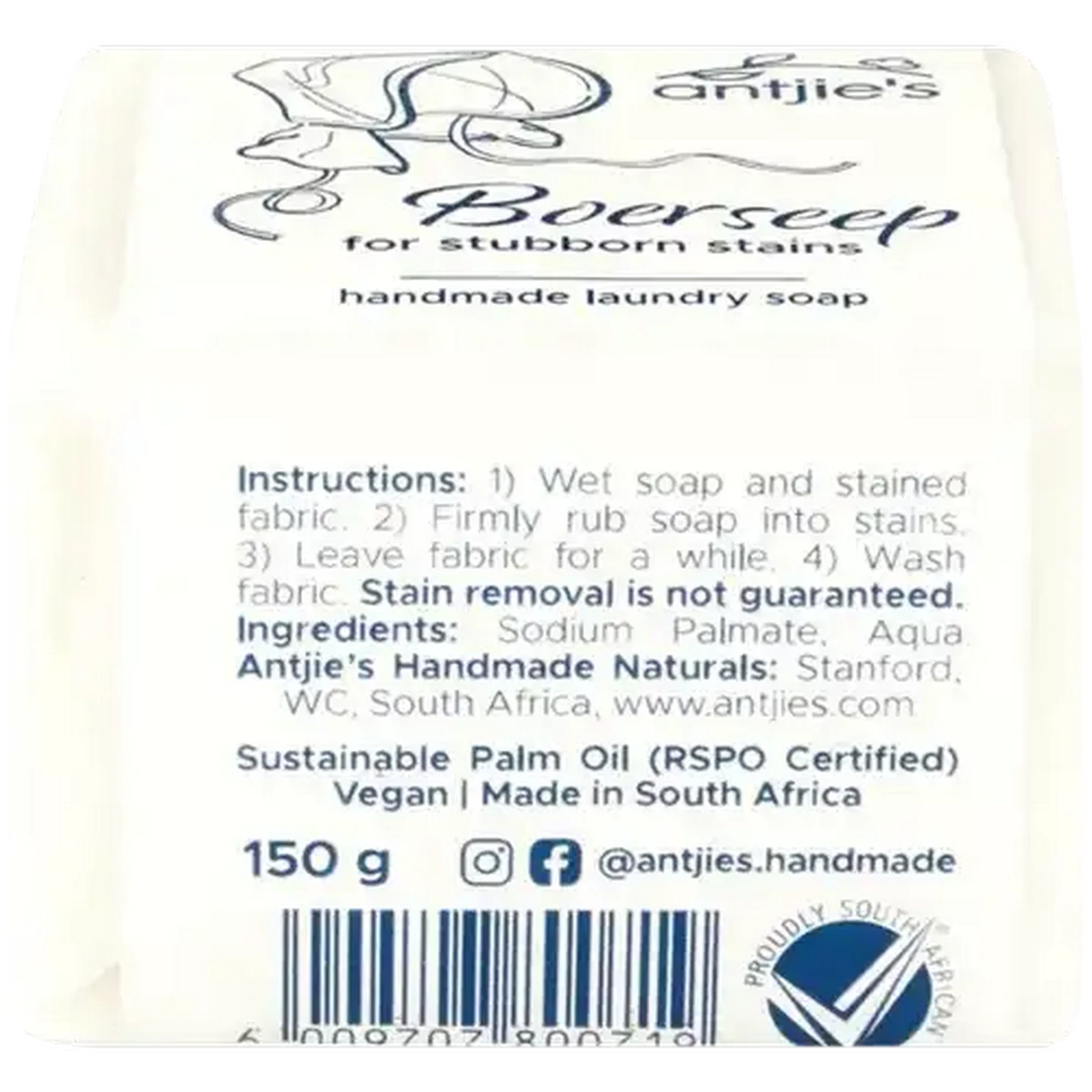 Checkers Sixty60 | Antjie's Boerseep Laundry Soap 150g