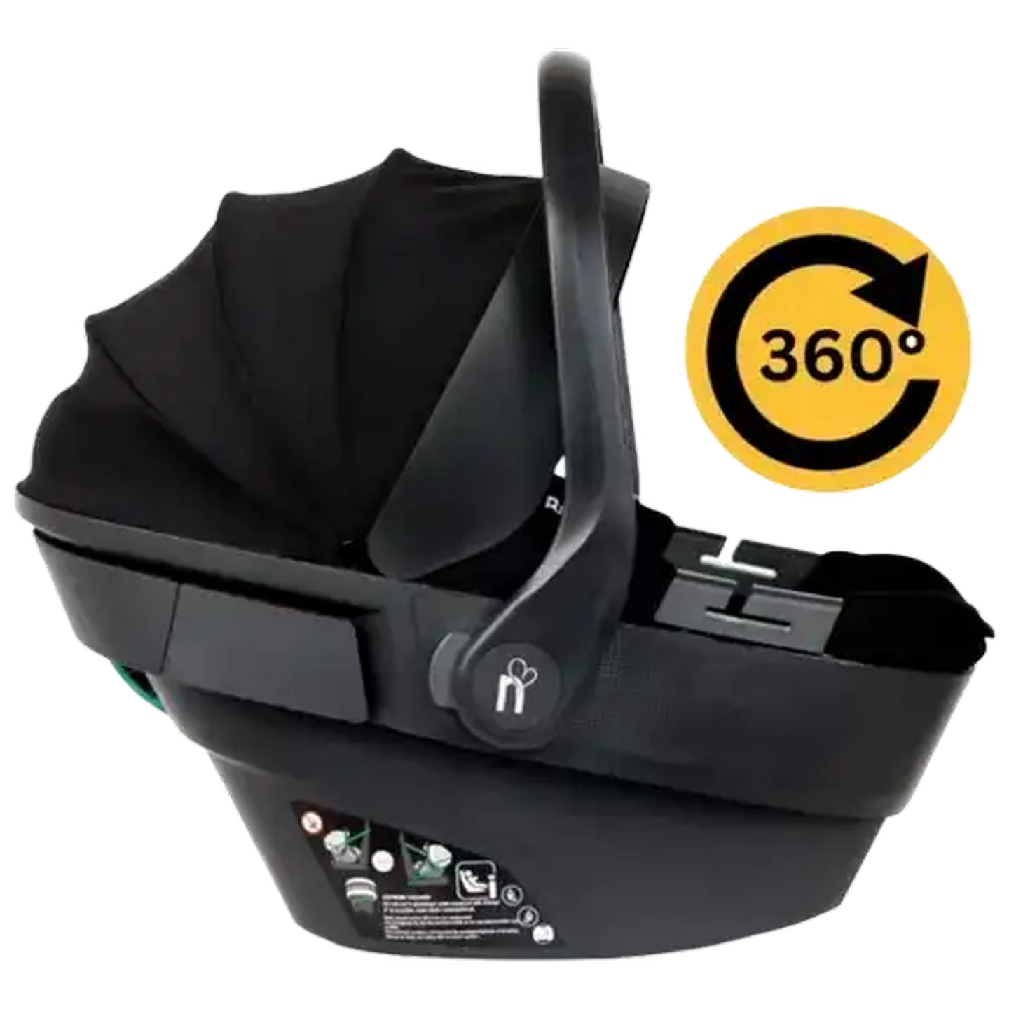 Checkers Sixty60 | Noola Black iSize Swivel360 Car Seat Luxe