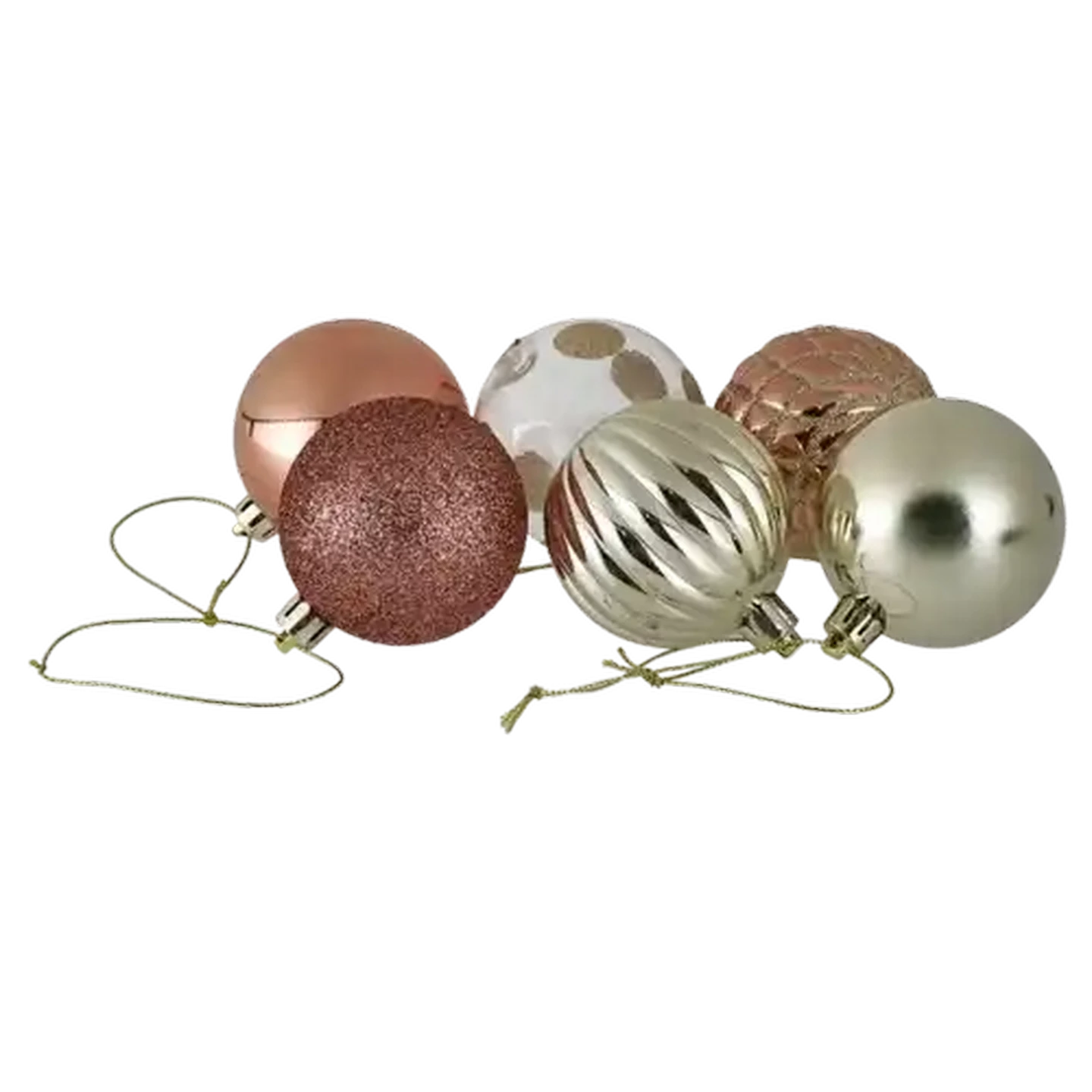 Image of Santa's Choice Christmas Mixed Bauble Decoration Set 44 Piece