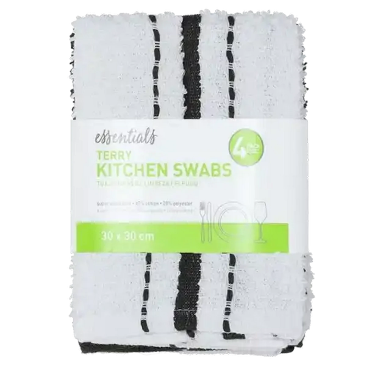 Checkers Sixty60 | Essentials Panama Terry Swab 4-Pack 30 x 30cm